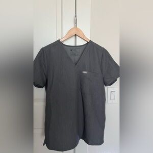 Figs grey Catarina scrub top